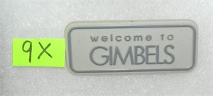 Gimbel's Department stores employee badge