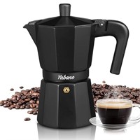 Yabano Stovetop Espresso Maker, 6 Cups Moka