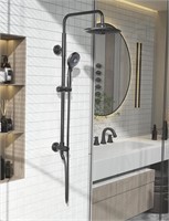 10ft SR SUN RISE Shower System - Matte Black