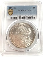 1895-S Morgan Dollar PCGS AU53