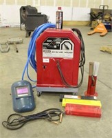 Lincoln Electric AC/DC Welder w/Rods, Rod Holder,