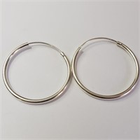 Silver Hoop Earrings