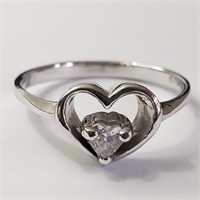 Silver CZ Ring