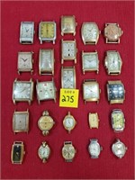 Lot of 25 Wristwatches, AS IS, No Bands