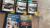 5 Haynes Chilton Car Truck Engine Manual lot