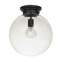 $51 Globe Electric Portland Black Ceiling Light