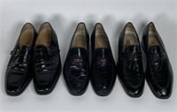 THREE PAIR GUCCI LOAFERS