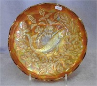 M'burg Trout & Fly IC shaped bowl - marigold