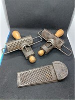 Vintage nutmeg grinder collection