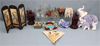 Elephant Figurines & Asian Decor