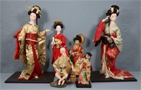 (6) Vintage Japanese Dolls