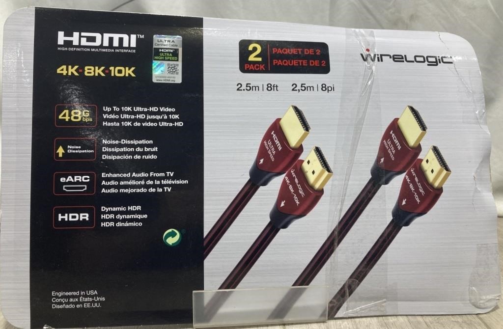 Wirelogic Hdmi 2 Cable Pack (light Use)