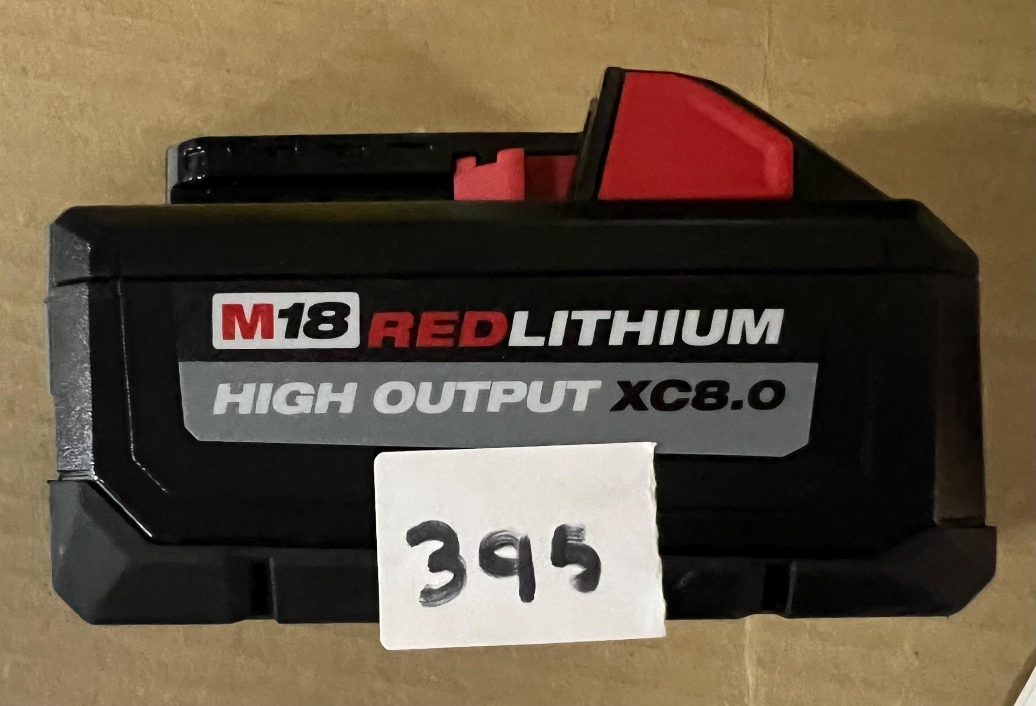 Milwaukee M18 Red Lithium High OutputXC8.0 Battery