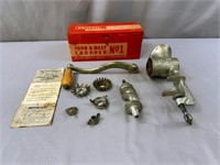 Old Fashioined Table Top Meat Grinder