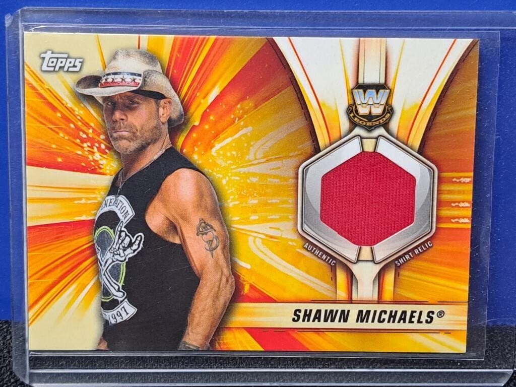 2019 Topps #4/199 Shawn Michaels Shirt Relic