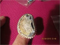 925 Ring w/Stone 15.8 gr. w/Stone