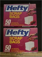 (2)HEFTY BAGS-NEW
