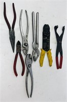 7 Sets Of Pliers & Wire Cutters