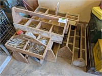 Lot of Wooden Tool Caddies