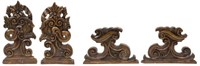 (4) CONTINENTAL CARVED ARCHITECTURAL ELEMENTS