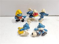 Vintage Lot of Smurf Figures