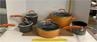 Rachel Ray Pans & Lids 9 Pc