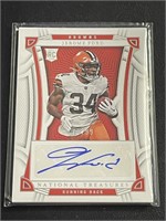 Jerome Ford 2022 Panini RC /99 Auto