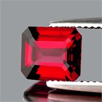 Natural Red Topaz 11x9 MM [Flawless-VVS]