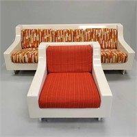Homecrest mid-century fiberglass sofa &