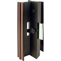 $29  Black Aluminum Sliding Patio Door, Clamp Latc