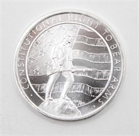 Right to Bear Arms 1 OZ .999 Silver Round