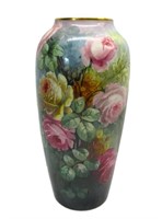 Nice Hand Painted Vase from France 13"T
