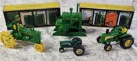 Miniature John Deere Die Cast Replica Farm Toys