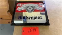 BUDWEISER GLASS PICTURE