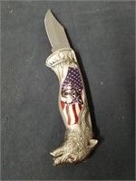 New 4.75-in American wolf pocket knife