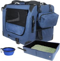 Large Cat Carrier 24x16.5x16.5 Soft-Sided Portable