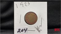 1923 Canadian penny