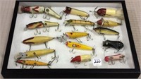 Collection of 15 Older Wood Fishing Lures