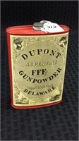 Adv. Dupont Gun Powder Tin