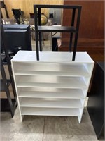 5-Shelf Bookcase 35"H 31"L, Small Metal Ikea Stand