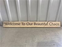 3' Wooden Sign