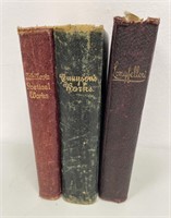 Schiller Poetical Works, Tennyson’s Works and