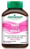 2x Jamieson Hair Skin Nails - 60 Tablets 

Exp.