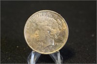 1924 UNC Peace Dollar Toned *Gorgeous Coin
