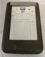 Moore portable receipt register