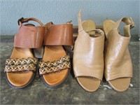 Franco Sarto & Sundance Leather Boho Sandals