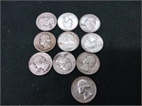 10 times your money on Silver Washington quarters