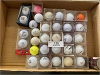 Lot of Collectible Golf Balls