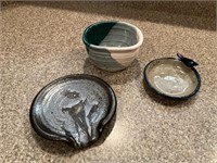 Signed Pottery Pieces