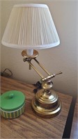 Swing Arm Brass Lamp